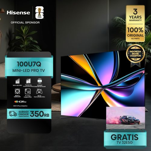 6a5cf3b27c15693e7df4e93107037e1c08b8e90c41bc5cac4737f.jpg Hisense TV 4K 100U7Q VIDAA - 165Hz Game mode Ultra - Mini LED Pro