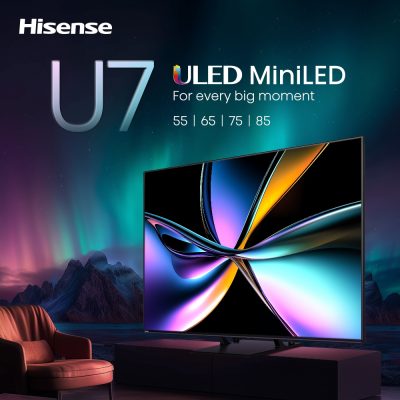 Hisense TV 4K 100U7Q VIDAA - 165Hz Game mode Ultra - Mini LED Pro